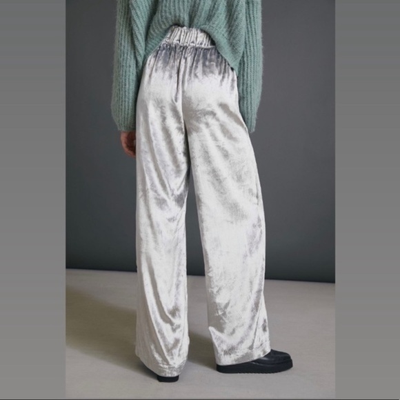 Maeve Anastacia Velvet Wide-Leg Pants - Picture 3 of 3